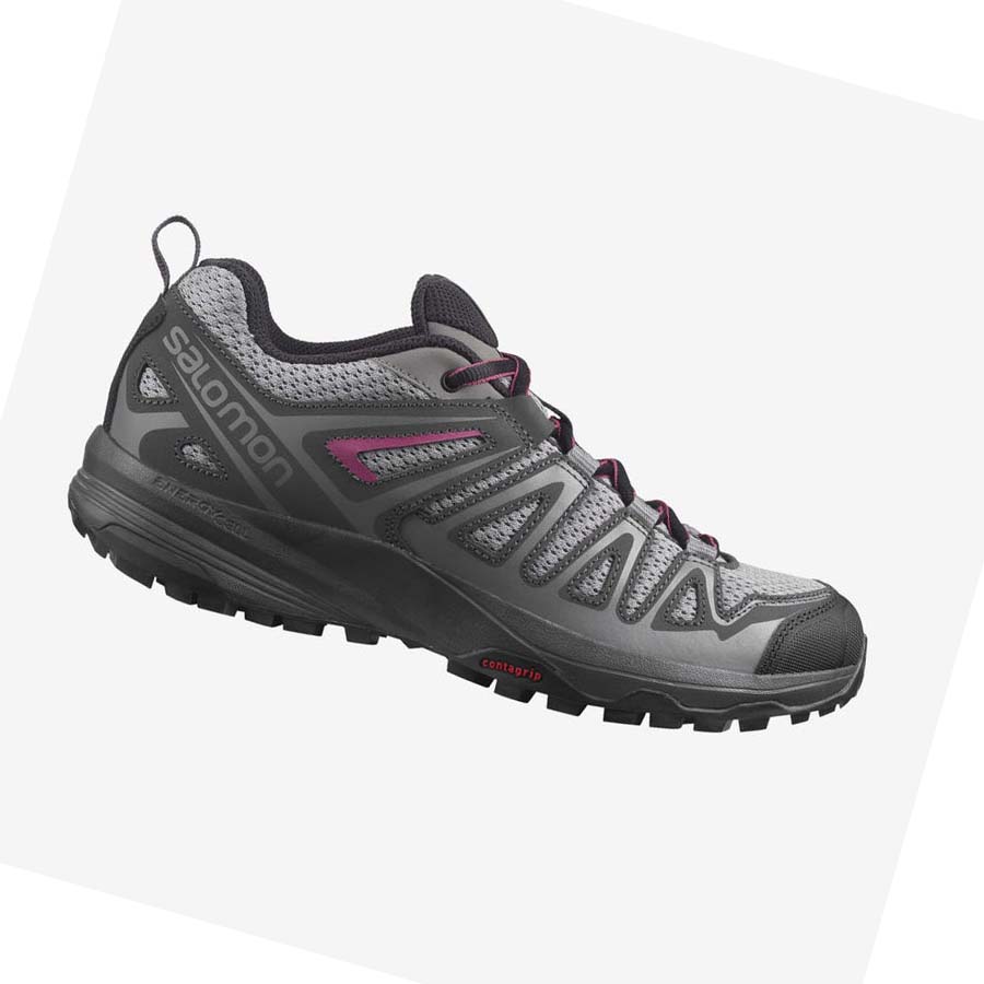 Salomon WoX CREST Kadın Yürüyüş Ayakkabısı Gri | TR 2807BEX